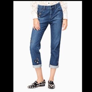 NWOT Kate Spade Broome Street Embellished Jeans